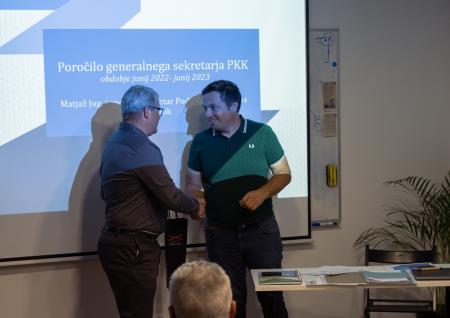 Direktor podjetja Exoterm-en d. o. o. Janko Čevka prevzema vlogo šestega predsednika Podjetniškega kluba Kamnik (9)